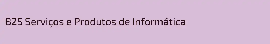 B2S Serviços e Produtos de Informática